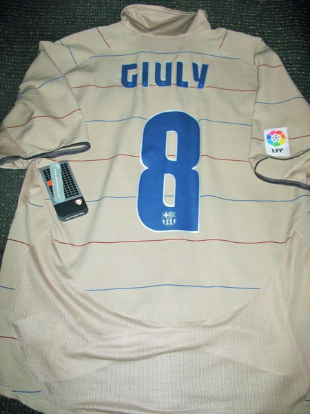 Giuly Barcelona 2004 2005 Jersey Shirt Camiseta Maillot L BNWT - foreversoccerjerseys