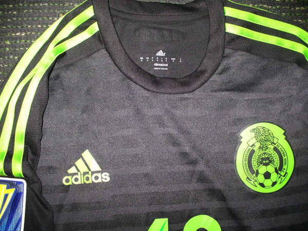 Guardado Mexico 2015 GOLD CUP MATCH WORN ADIZERO Jersey Camiseta Shirt M - foreversoccerjerseys