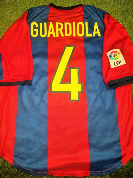 Guardiola Barcelona 1998 1999 Jersey Shirt Camiseta Maglia L foreversoccerjerseys