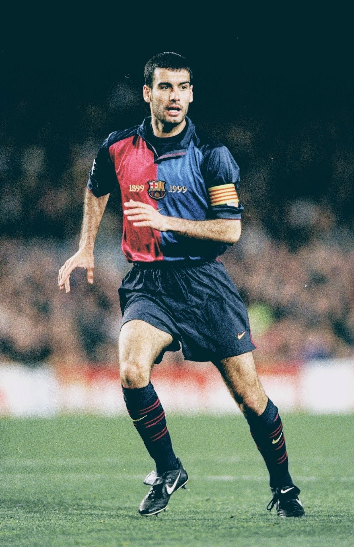 Guardiola Barcelona Centenary 1999 2000 Nike Jersey Shirt Camiseta Maglia M foreversoccerjerseys