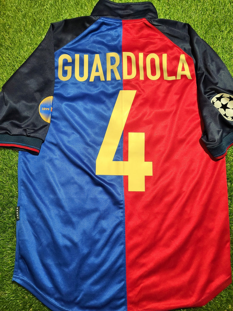 Guardiola Barcelona Centenary 1999 2000 Nike Jersey Shirt Camiseta Maglia M foreversoccerjerseys