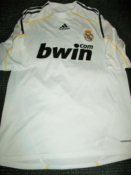 Guti Real Madrid 2009 2010 MATCH WORN FRIENDLY Jersey Shirt Camiseta L - foreversoccerjerseys