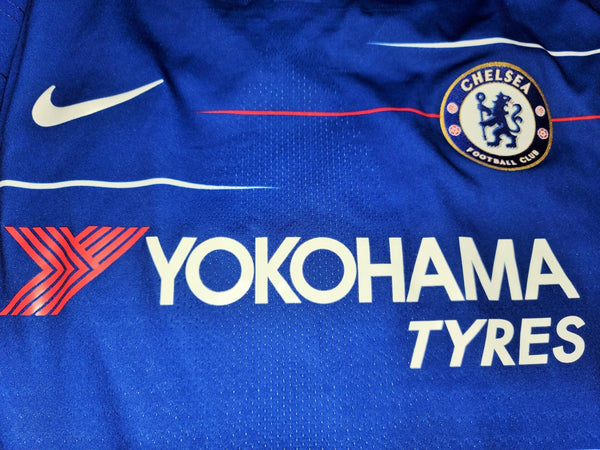 Hazard Chelsea 2018 - 2019 Home UEFA AEROSWIFT PLAYER ISSUE Jersey Shirt Camiseta XL SKU# 918922- 496 foreversoccerjerseys