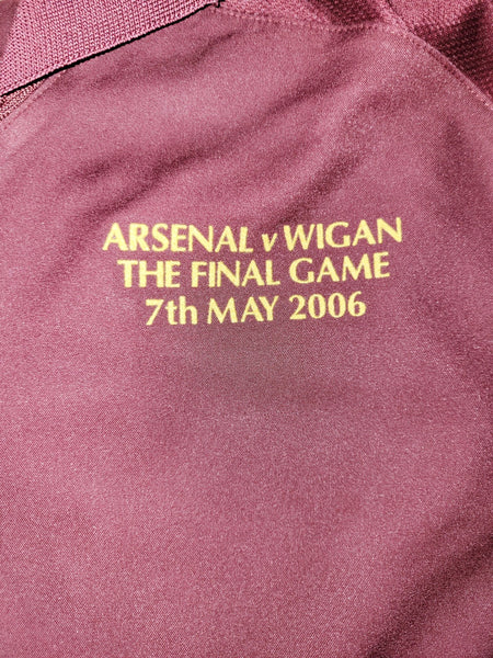 Henry Arsenal 2005 2006 HIGHBURY LAST GAME Home Soccer Jersey Shirt L SKU# 195578 Nike