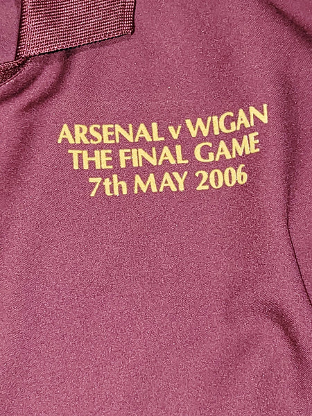 Henry Arsenal 2005 2006 HIGHBURY LAST GAME Home Soccer Jersey Shirt XL SKU# 195578 Nike