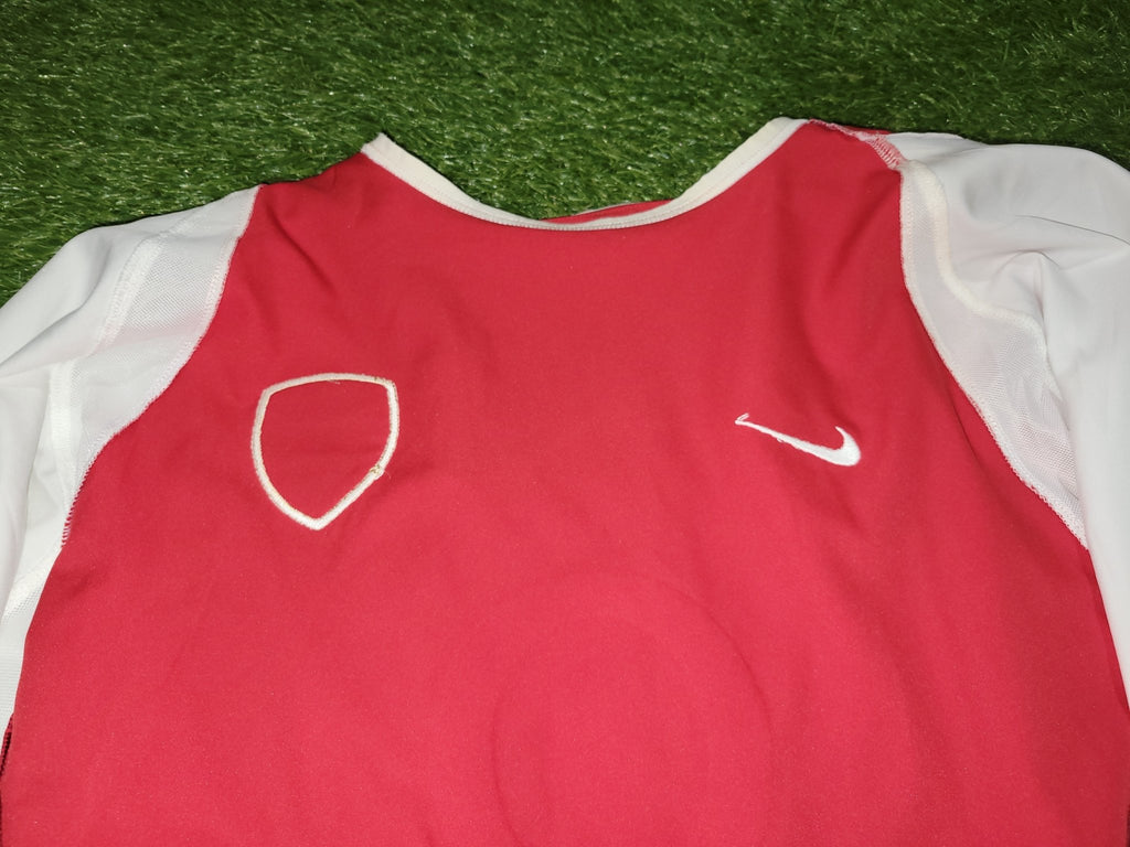 Henry Arsenal Nike Home 2002 2003 2004 Long Sleeve Soccer Jersey