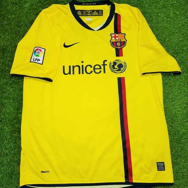 Henry Barcelona TREBLE SEASON 2008 2009 Away Jersey Shirt Maillot L SKU# 286787-760 foreversoccerjerseys