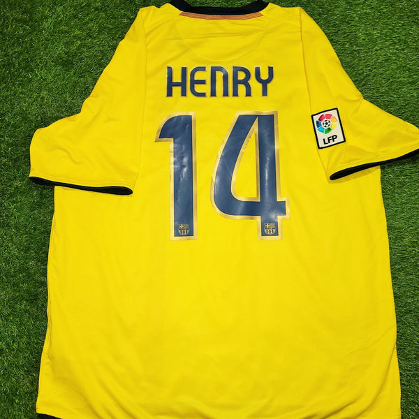 Henry Barcelona TREBLE SEASON 2008 2009 Away Jersey Shirt Maillot XL SKU# 286787-760 foreversoccerjerseys