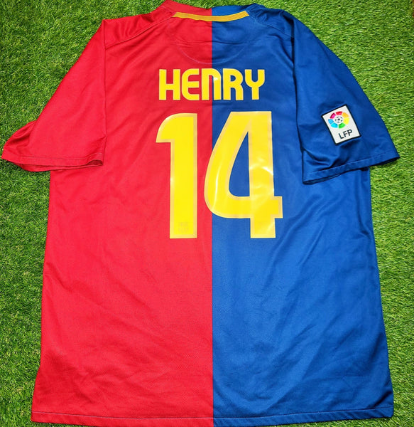 Henry Barcelona TREBLE SEASON 2008 2009 Home Jersey Shirt Maillot XL SKU# 286784-655 foreversoccerjerseys