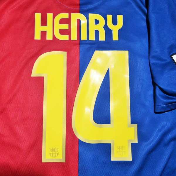 Henry Barcelona TREBLE SEASON 2008 2009 Home Jersey Shirt Maillot XL SKU# 286784-655 foreversoccerjerseys