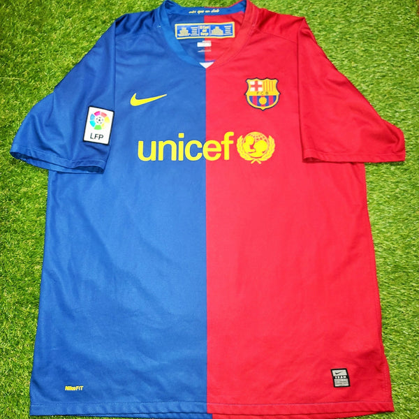 Henry Barcelona TREBLE SEASON 2008 2009 Home Jersey Shirt Maillot XL SKU# 286784-655 foreversoccerjerseys