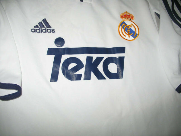 Hierro Real Madrid 2000 2001 Jersey Shirt Maillot Camiseta L - foreversoccerjerseys