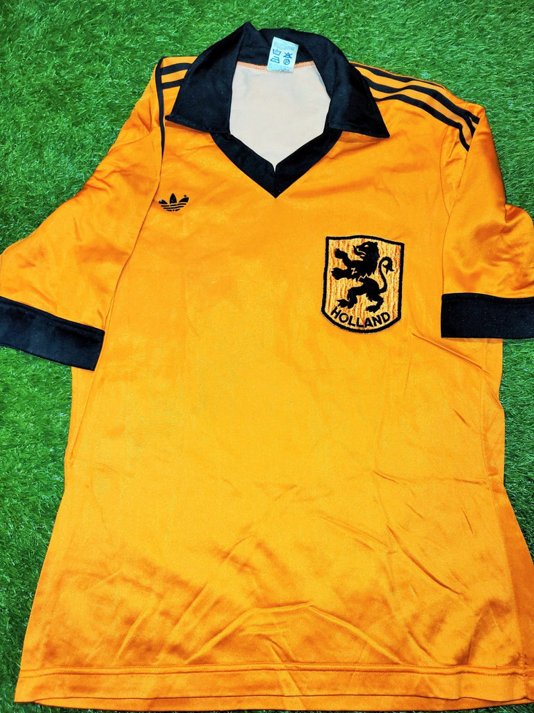 slecht Lol schakelaar Holland Netherlands Adidas Ventex 1980 Euro Cup Home Jersey Shirt Nede –  foreversoccerjerseys