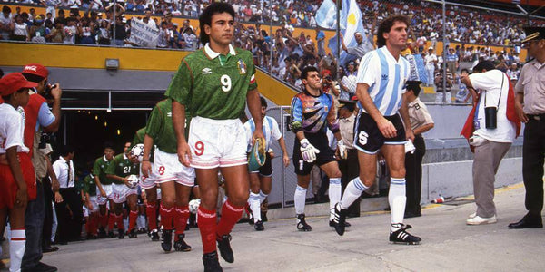 Hugo Sanchez Mexico Umbro 1993 COPA AMERICA Jersey Shirt Camiseta L - foreversoccerjerseys