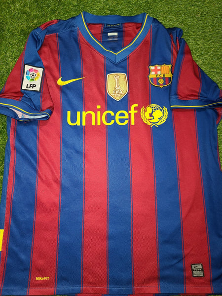 Ibrahimovic Barcelona DEBUT SEASON 2009 2010 Jersey Shirt Maillot L SKU# 343808-496 foreversoccerjerseys