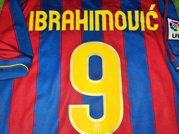 Ibrahimovic Barcelona DEBUT SEASON 2009 2010 Jersey Shirt Maillot XL SKU# 343808-496 foreversoccerjerseys