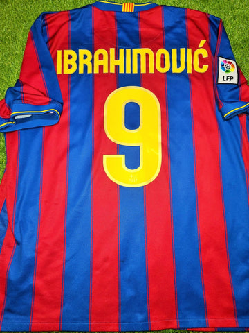 Ibrahimovic Barcelona DEBUT SEASON 2009 2010 Jersey Shirt Maillot XL SKU# 343808-496 foreversoccerjerseys