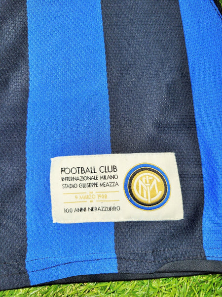 Ibrahimovic Inter Milan 2007 2008 Centenary Jersey Shirt Maglia L SKU# 238055-490 Nike