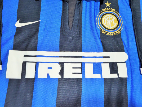 Ibrahimovic Inter Milan 2007 2008 Centenary Jersey Shirt Maglia L SKU# 238055-490 Nike