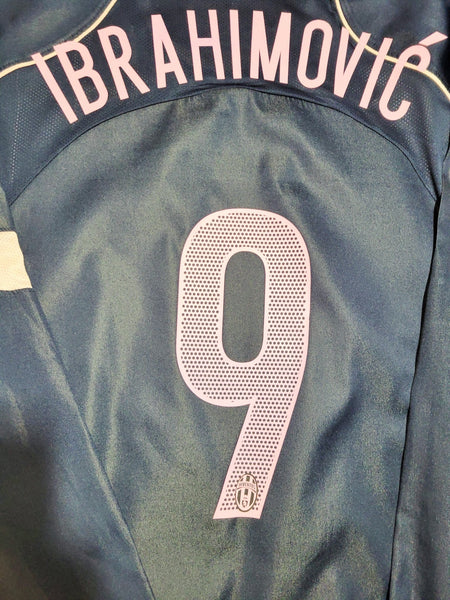 Ibrahimovic Juventus 2004 2005 Away Soccer Jersey Shirt L Nike