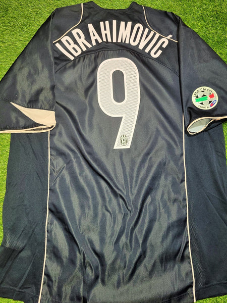 Ibrahimovic Juventus 2004 2005 Away Soccer Jersey Shirt XL Nike