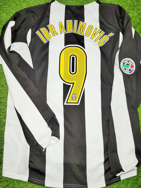 Ibrahimovic Juventus 2004 2005 DEBUT SEASON Home Soccer Jersey Shirt L Nike