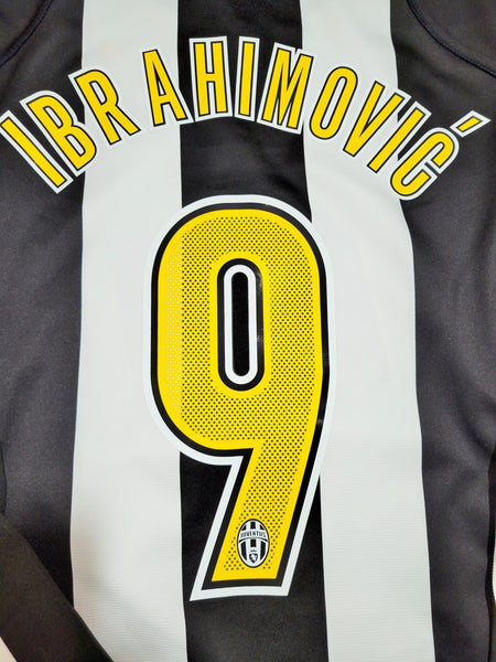 Ibrahimovic Juventus 2004 2005 DEBUT SEASON Home Soccer Jersey Shirt L Nike