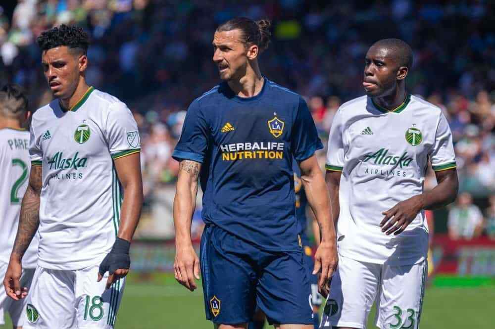 Ibrahimovic Los Angeles LA Galaxy 2018 ADIZERO PLAYER ISSUE Jersey L - foreversoccerjerseys