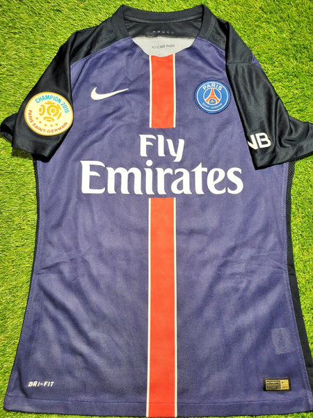 Ibrahimovic PSG Paris Saint Germain 2015 2016 PLAYER ISSUE Soccer Jersey M SKU# 658904-411 Nike