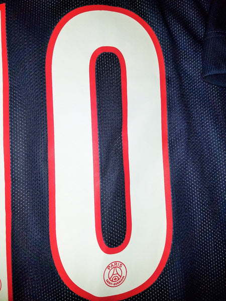 Ibrahimovic PSG Paris Saint Germain UEFA MATCH ISSUED Jersey Shirt Maillot L foreversoccerjerseys