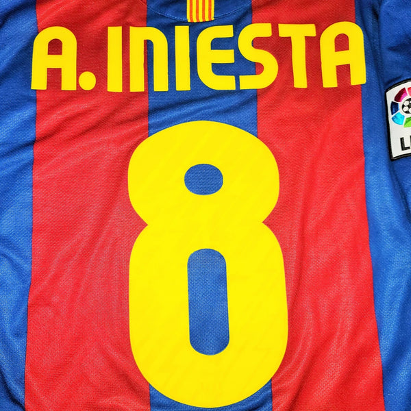 Iniesta Barcelona 2010 2011 Home Nike Jersey Shirt Camiseta XL SKU# 382354-486 foreversoccerjerseys