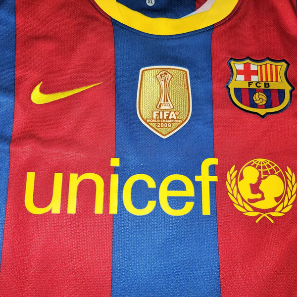 Iniesta Barcelona 2010 2011 Home Nike Jersey Shirt Camiseta XL SKU# 382354-486 foreversoccerjerseys