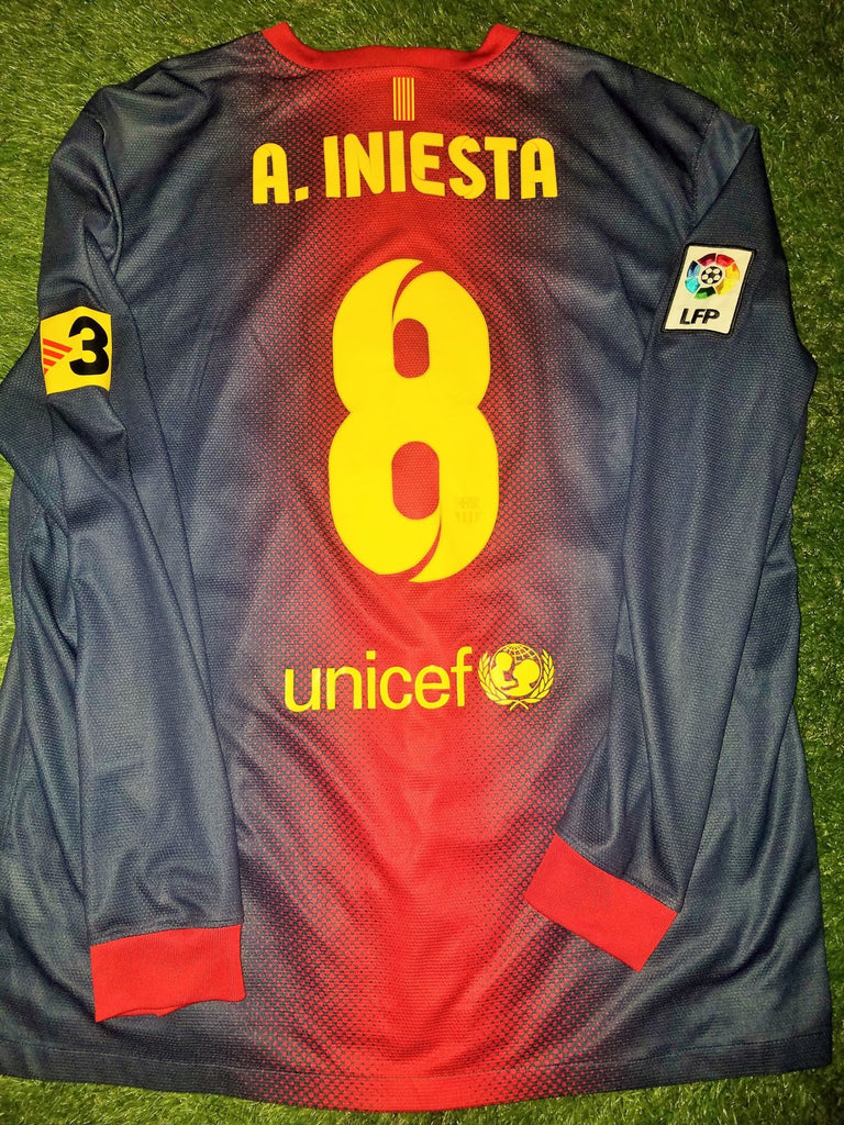Iniesta Barcelona 2012 2013 Jersey Shirt Camiseta XL 478324-410 – foreversoccerjerseys
