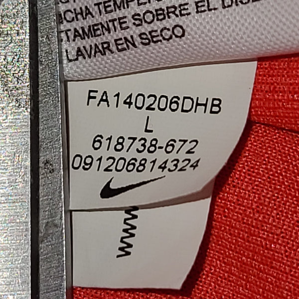 Iniesta Barcelona 2014 2015 TREBLE SEASON Away Jersey Shirt Camiseta L SKU# 618738-672 foreversoccerjerseys