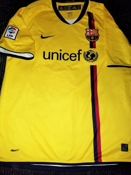 Iniesta Barcelona INIESTAZO TREBLE 2008 2009 Jersey Shirt XL - foreversoccerjerseys