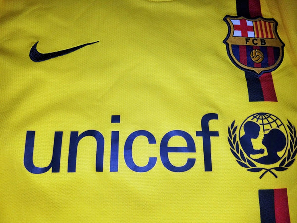 Iniesta Barcelona INIESTAZO TREBLE 2008 2009 UEFA Jersey Shirt M SKU# 286787-760 foreversoccerjerseys