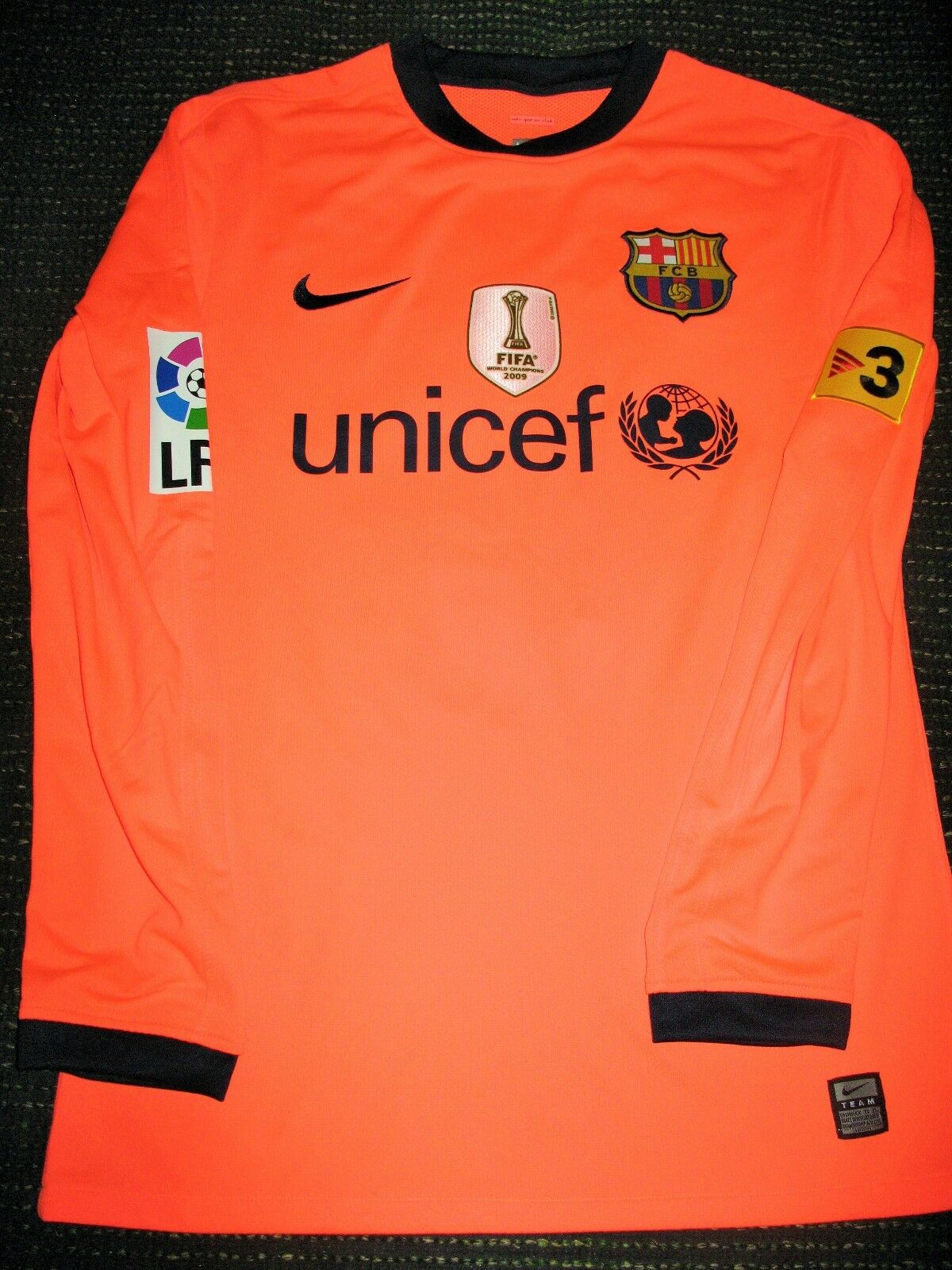 Iniesta Barcelona MATCH WORN Pink 2010 2011 Jersey Shirt Camiseta Trikot Maglia - foreversoccerjerseys