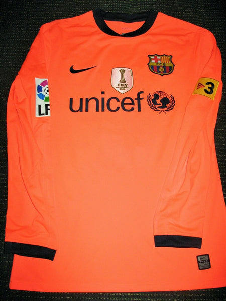 Iniesta Barcelona MATCH WORN Pink 2010 2011 Jersey Shirt Camiseta Trikot Maglia - foreversoccerjerseys