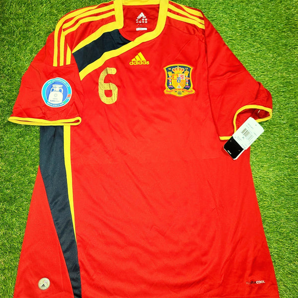 Iniesta Spain 2009 CONFEDERATIONS CUP Home Jersey Espana Camiseta Shirt BNWT XL SKU# P06574 foreversoccerjerseys