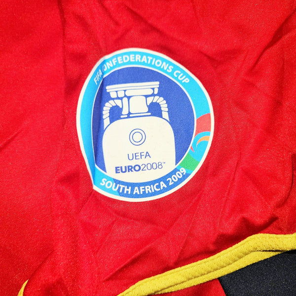 Iniesta Spain 2009 CONFEDERATIONS CUP Home Jersey Espana Camiseta Shirt BNWT XL SKU# P06574 foreversoccerjerseys