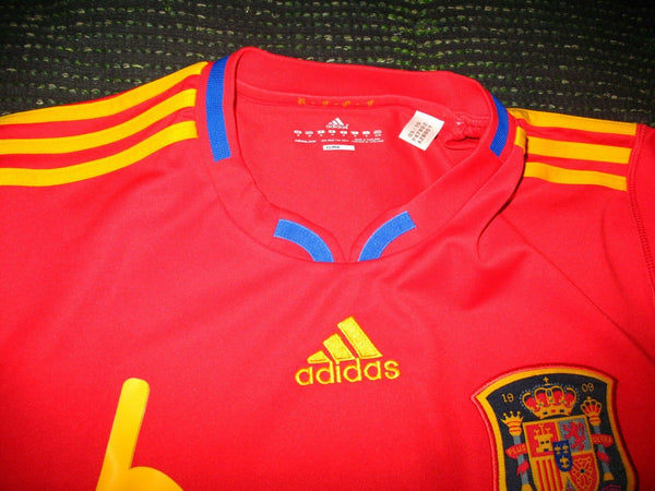Iniesta Spain 2010 WC SEMI FINAL Jersey Espana Camiseta Shirt M - foreversoccerjerseys