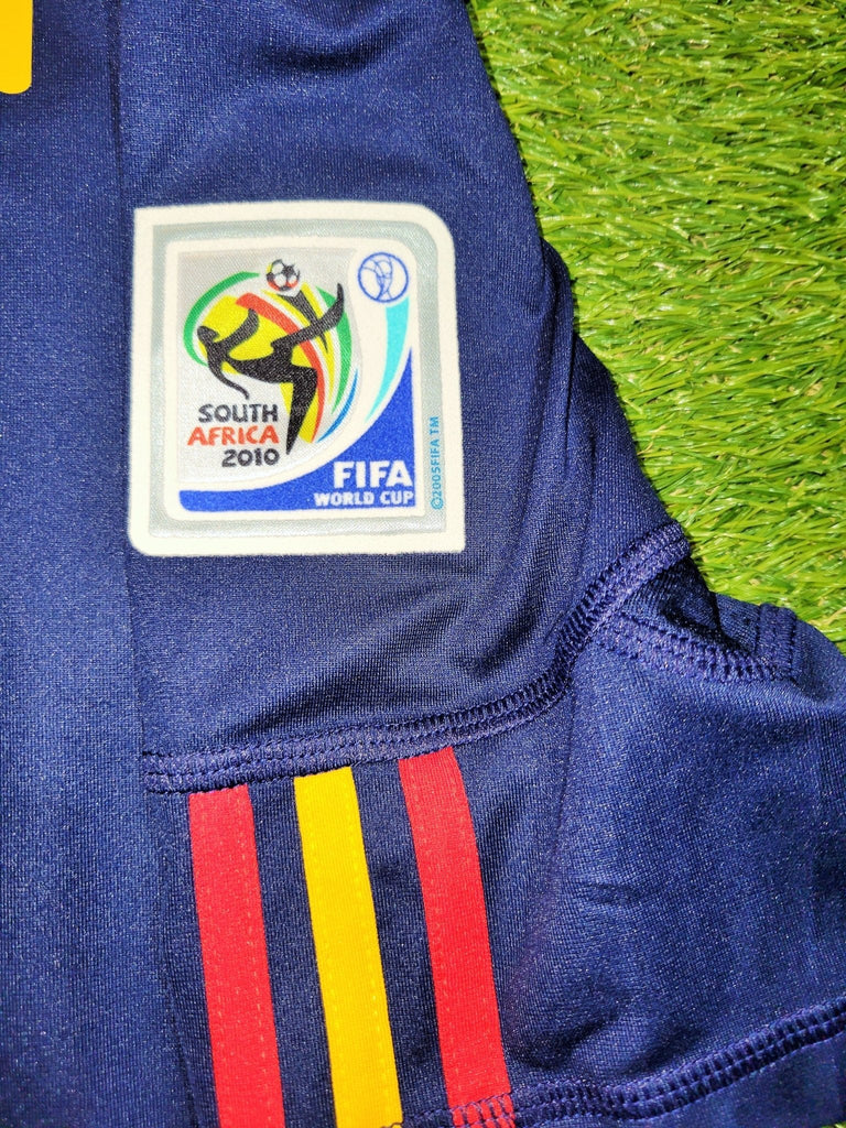 Iniesta Spain 2010 WORLD CUP FINAL WITH STAR Jersey Espana Camiseta Shirt  XL SKU# P47896 AZB001