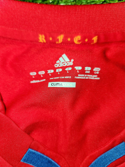 Iniesta Spain 2010 WORLD CUP SEMI FINAL Jersey Espana Camiseta Trikot Shirt L SKU# P47902 foreversoccerjerseys