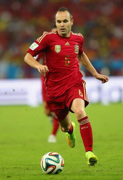 Iniesta Spain 2014 WORLD CUP Adizero Player Issue Jersey Shirt BNWT M - foreversoccerjerseys