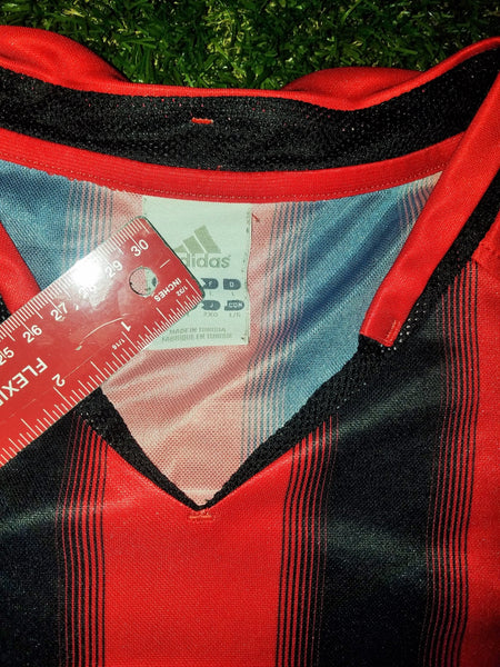 Kaka AC Milan 2004 2005 UEFA Long Sleeve Home Jersey Shirt Maglia L SKU# 302712 AHJ001 foreversoccerjerseys