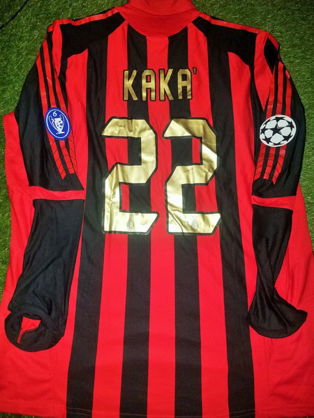 Kaka AC Milan 2005 2006 UEFA Long Sleeve Jersey Shirt Maglia XL - foreversoccerjerseys