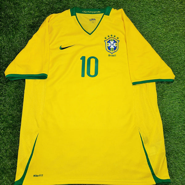 Kaka Brazil 2008 2009 Home Nike Jersey Shirt Camiseta L foreversoccerjerseys