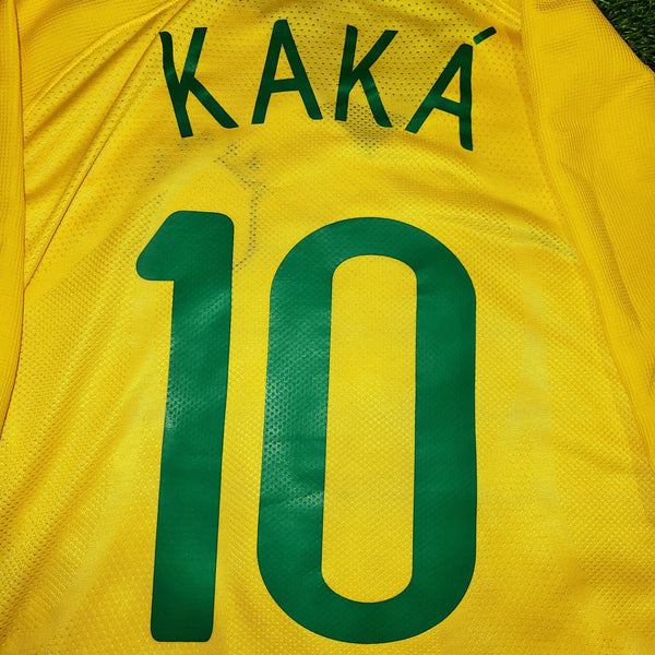 Kaka Brazil 2008 2009 Home Nike Jersey Shirt Camiseta L foreversoccerjerseys
