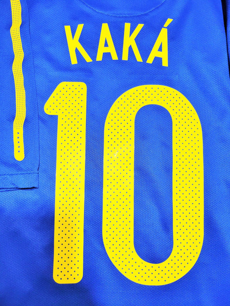 Kaka Brazil 2010 WORLD CUP Away Nike Soccer Jersey Shirt Camiseta L SKU# 369251-493 Nike