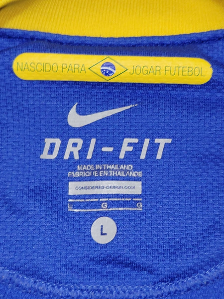 Kaka Brazil 2010 WORLD CUP Away Nike Soccer Jersey Shirt Camiseta L SKU# 369251-493 Nike